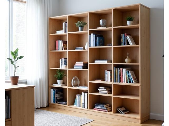 組み立て式木製本棚